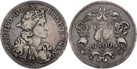 Italy, 100 Grana 1693, A-G/A