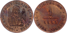 Italy, 1 Centesimo 1849, Venice
