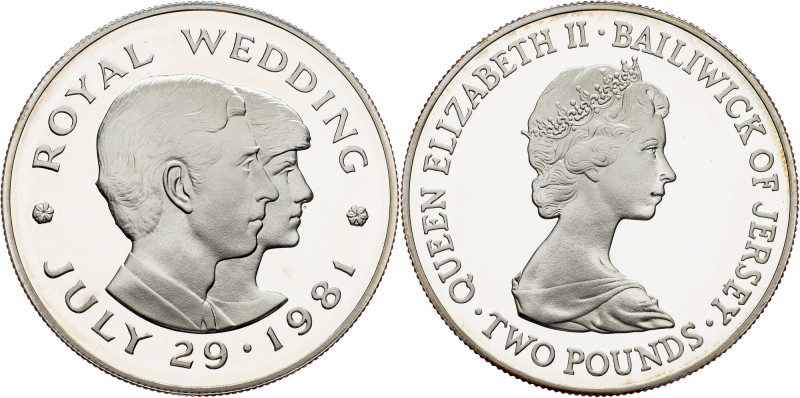 Jersey, 2 Pounds 1981 Jersey, 2 Pounds 1981, 28,28 g, Ag (925/1000), KM# 52a|In ...