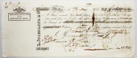 Russia, Bill of Exchange for 1600 Florins 1835, Odessa