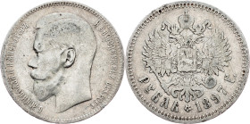 Russia, 1 Ruble 1897, Brussels