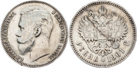Russia, 1 Ruble 1901, Petrograd