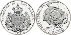 San Marino, 10000 Lire 1999, Rome