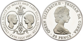 Tristan da Cunha, 25 Pence 1981