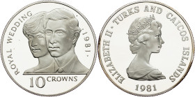 Turks and Caicos Islands, 10 Crowns 1981