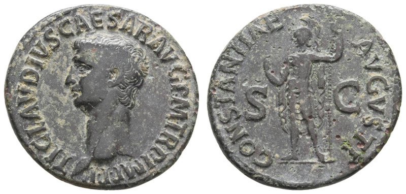 Antike Römer
Münzen Römische Kaiserzeit Claudius, 50-54, Dupondius (10,73 g), 5...