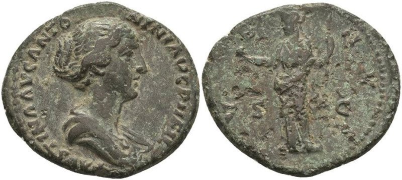 Antike Römer
Münzen Römische Kaiserzeit Antoninus Pius für Faustina II, 145/161...