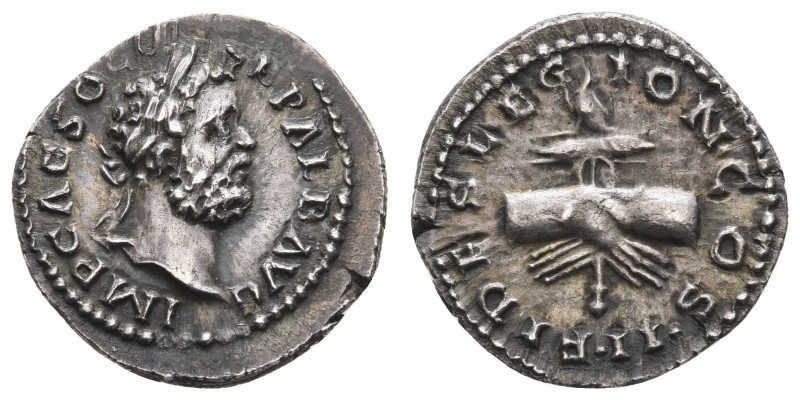 Antike Römer
Münzen Römische Kaiserzeit Clodius Albinus, 193-197, Denar (2,88 g...