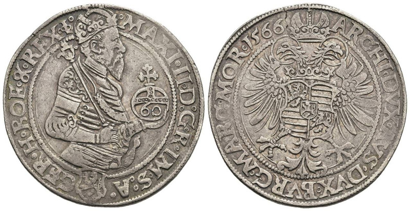 Münzen des Römisch Deutschen Reiches
 Joachimsthal, Guldentaler (60 Kreuzer), 1...