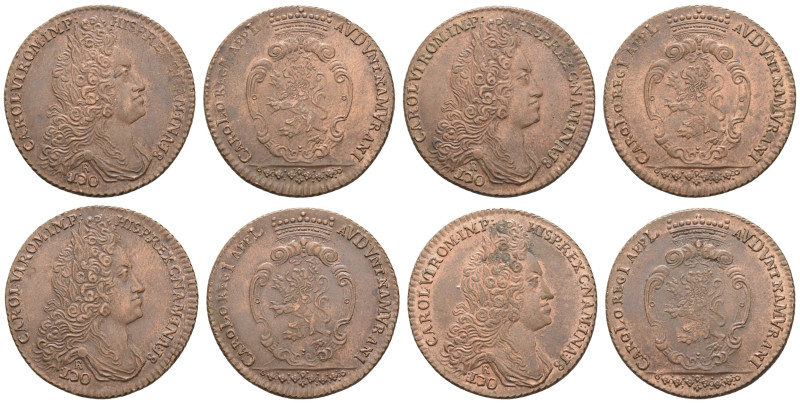 Münzen des Römisch Deutschen Reiches
 Karl VI., 1711-1740. Token (4) 1717 4 Kup...