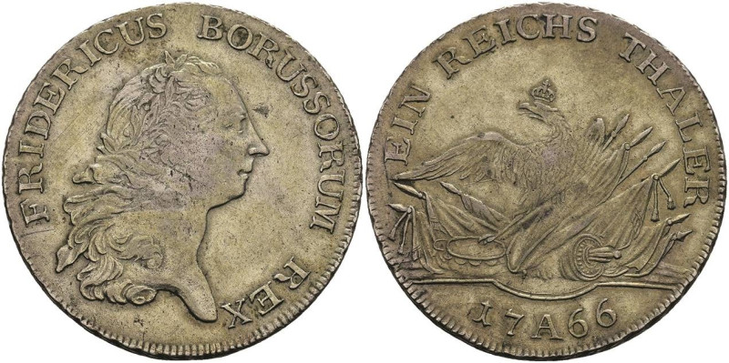 Deutschland bis 1800 Brandenburg-Preussen Königreich
 Taler, 1766, A, Friedrich...