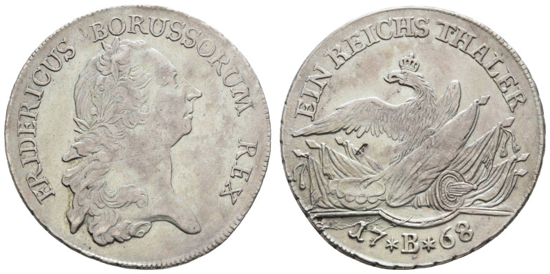 Deutschland bis 1800 Brandenburg-Preussen Königreich
 Taler, 1768, Friedrich II...