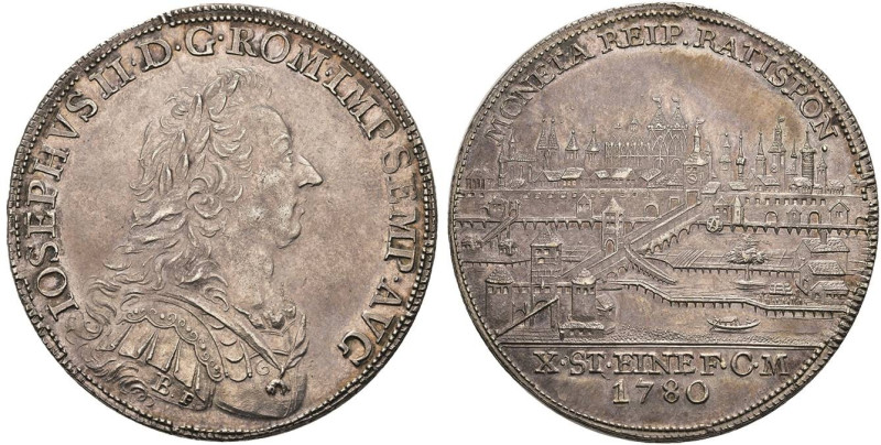 Deutschland bis 1800 Regensburg Freie Reichsstadt
 Taler, 1780, mit Titel Josep...