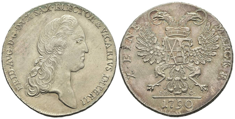 Deutschland bis 1800 Sachsen Albertinische Linie Kurfürstentum
 Taler, 1790, Fr...