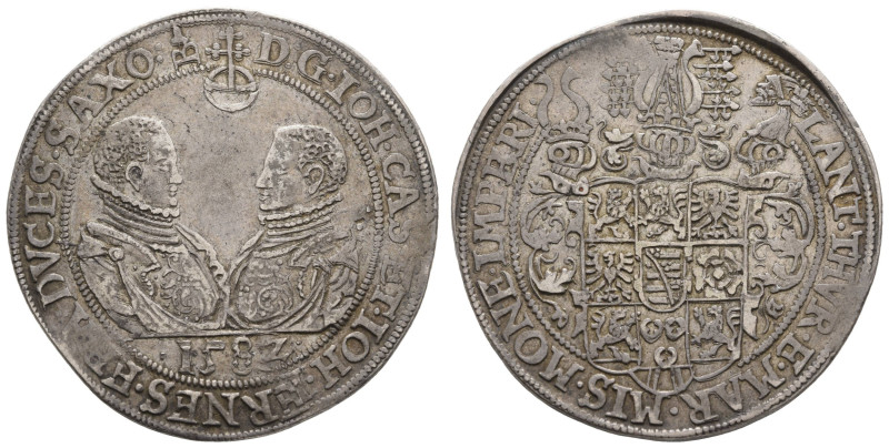 Deutschland bis 1800 Sachsen-Gotha-Coburg-Eisenach Herzogtum
 Taler , 1582, Joh...