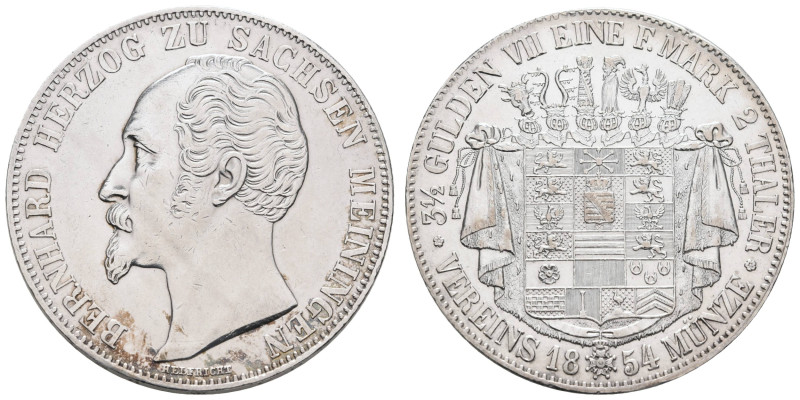 Deutschland 1800-1871 Sachsen-Meiningen
 Doppeltaler, 1854, Bernhard II. Erich ...