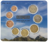 Europa und Übersee Andorra
 KMS 2015 ff. 2015, 2016, 2018, 2019, 4 Blister, st.

KMS 2015 ff. 2015, 2016, 2018, 2019, 4 blister, st.