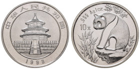 Europa und Übersee China Volksrepublik
 10 Yuan, 1993, Panda im leicht beschädigten Etui und MDM Echtheitszertifikat. K.M. 276, st.

10 Yuan, 1993,...