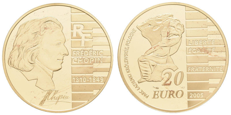 Europa und Übersee Frankreich
 20 Euro, 2005, Paris, Frédéric Chopin, nur 500 S...