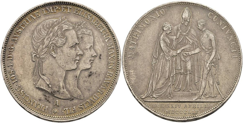 Europa und Übersee Alt-Österreich Münzen bis 1918
 Doppelgulden, 1854, Franz Jo...