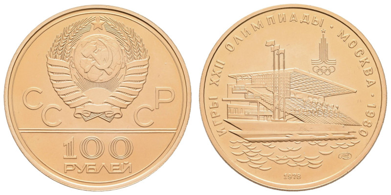 Europa und Übersee Russland Sowjetunion 1924-1991
 100 Rubel, Gold, 1978 Lening...