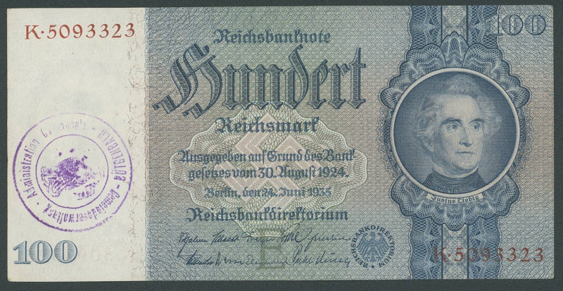 Banknoten
 Bütgenbach. 1935 Schönes Lot bestehen aus zwei Scheinen, beide Schei...