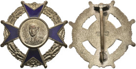 Auszeichnungen Weim. Rep. und Freikorps 1918/33
 Haeselerbund, Bundesverdienstkreuz 1. Klasse, versilberte Kupferlegierung, blau emailliertes Steckkr...