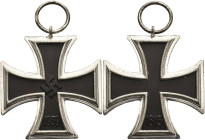 Allg. militärische Auszeichnungen 2. Weltkrieg
 Eisernes Kreuz 1939 2. Klasse, OEK 3824/4, Zustand 1-2.

Iron Cross 1939 2. Class, OEK 3824 / 4, co...