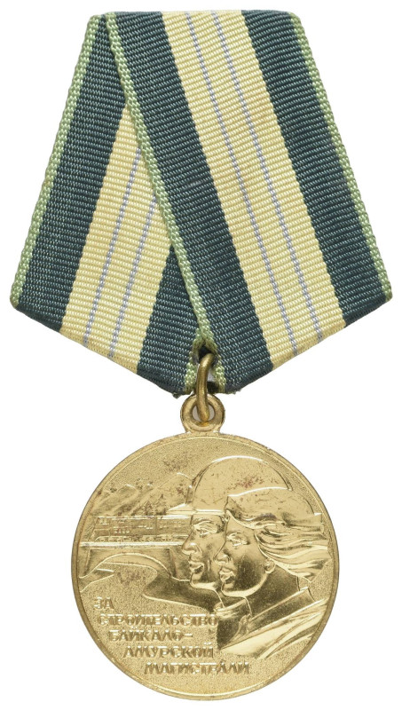 Ausländische Orden und Ehrenzeichen nach 1871
 UdSSR. 21.270 g. Medaille "Für d...