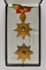 Ausländische Orden und Ehrenzeichen nach 1871
 Äthiopien, Orden des Sterns von Äthiopien. 4. Modell (bis 1974), Großoffiziers-Set, Großoffizierskreuz...