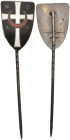 Kleinabzeichen, Mitgliedsnadeln 1871-1945
 Bund der Asienkämpfer (BDAK), Mitgliedsabzeichen, rückseitig mit Hersteller, an Nadel, Hüs. 9607 a, Zustan...