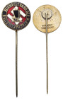 Kleinabzeichen, Mitgliedsnadeln 1871-1945
 Reichsverband der Wirtschaftsleiter (VELA), Mitgliedsabzeichen, emailliert, rückseitig mit Hersteller "Rob...