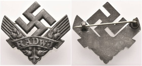 Kleinabzeichen, Mitgliedsnadeln 1871-1945
 Reichsarbeitsdienst der weiblichen Jugend (RAD/wJ), Brosche für Kriegshilfsdienst, Hüs. 3806 r, Zustand 2....