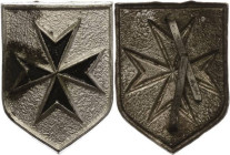 Kleinabzeichen, Mitgliedsnadeln 1871-1945
 Jungdeutscher Orden, Abzeichen der Ordensschwestern, 1. Form, lackiert, Zustand 3. Hüs.4122b

Young Germ...
