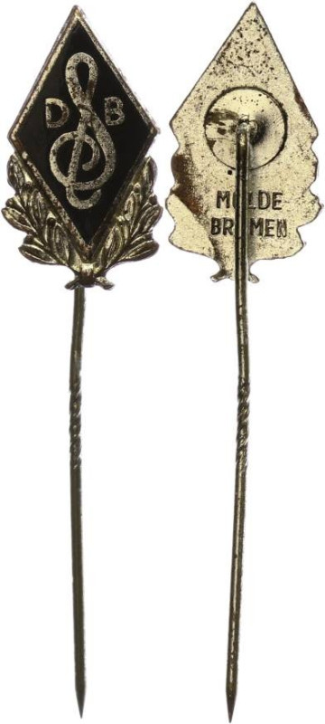Kleinabzeichen, Mitgliedsnadeln 1871-1945
 Deutscher Sängerbund (DSV), Silberne...