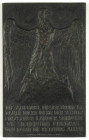Plaketten, nichttragbare Medaillen und Preise
 Einseitige Eisengussplakette, geschwärzt, 1941, signiert FH (Hörnlein), Russlandfeldzug, Adler mit aus...