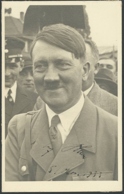 Urkunden, Dokumente und Unterschriften
 HITLER, ADOLF (1889-1945), dt. Politike...