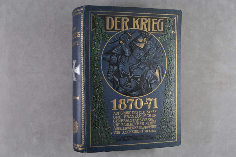 Militaria-Fachliteratur
 Lot 4 Bücher: Scheibert, J., Der Krieg 1870-71, Berlin...