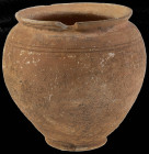Varia
 Krug aus rotbraunem Ton, am Rand zwei Bruchstellen, Höhe ca. 8,5 cm, Durchmesser max. ca. 9 cm.

Jug from red-brown note, at the edge two Br...