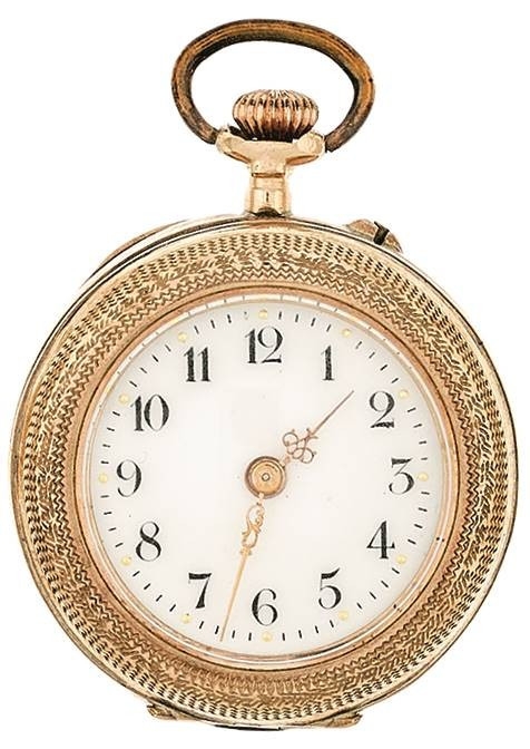 Taschenuhren 1801-1900
 Taschenuhr, 19. Jh., wohl Frankreich. Ca. 28,2mm, 585er...