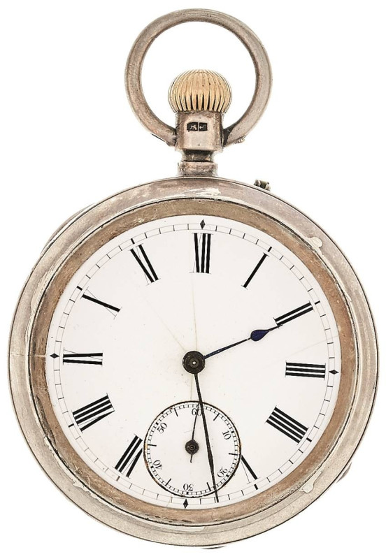 Taschenuhren 1801-1900
 Zwei-Deckel-Herrentaschenuhr. Ca. 38mm, separate Sekund...