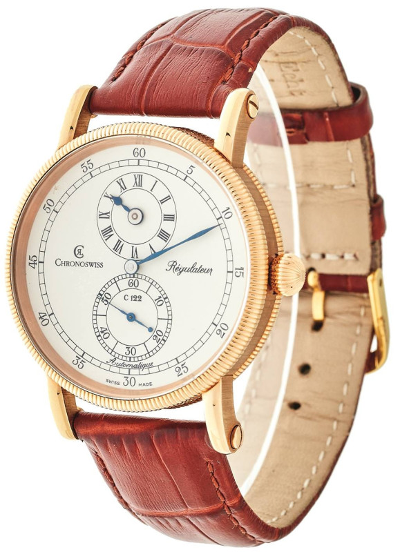 Herrenarmbanduhr Gold
 Chronoswiss Regulateur CH122 Herren Armbanduhr. Ca. 37mm...