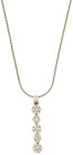 Ketten
 Brillanten Anhänger mit Kette, 750 Weißgold, 35 Brillanten in Form von vier Blumen gefasst von zus. 1 ct TW/VSI, Anhänger Länge 3,2cm, Ketten...