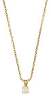 Ketten
 Diamant Anhänger an feine Panzerkette, Gold 14 K, Diamant in runder Brillant-Schliff 0,35 ct, CW/VS/SI, Gesamtgewicht 3,5 g, mit Juwelier Zer...