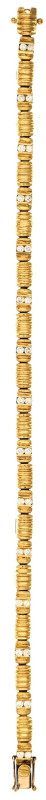 Armbänder
 Diamanten Armband, 750 Gelbgold, 30 Diamanten in Brillant- Schliff v...