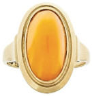 Ringe mit Steinbesatz
 Bernstein Ring (beh.), honigfarben, muglig, 333 Gelbgold, 3,5g, Ringkopf 20,4x 13,3mm, gestempelt und gemarkt, RW 56.

Amber...