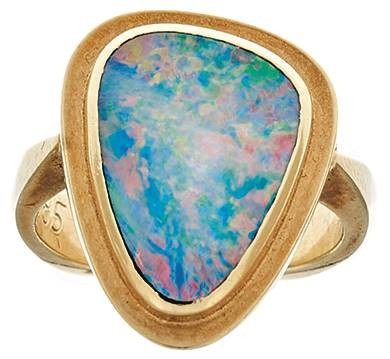 Ringe mit Steinbesatz
 Opal Ring, 585 Gold, RW 50, ca. 6,3g.

Opal ring, 585 ...