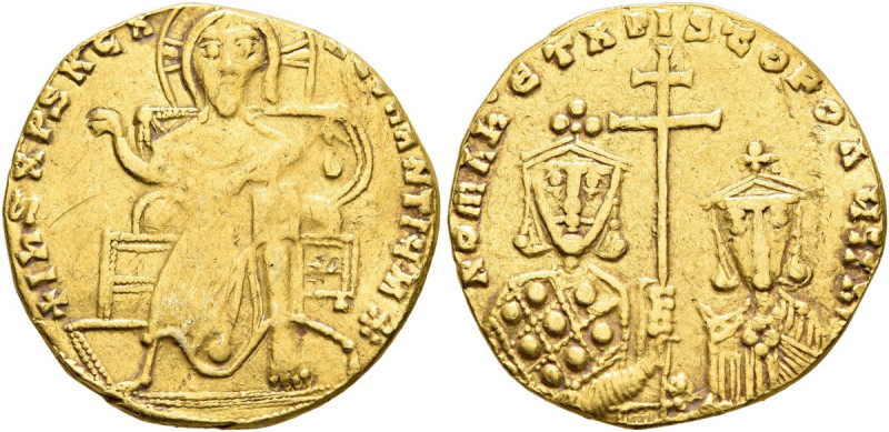 Solidus AV
Constantine VII Porphyrogenitus, with Romanus I and Christopher, 913...