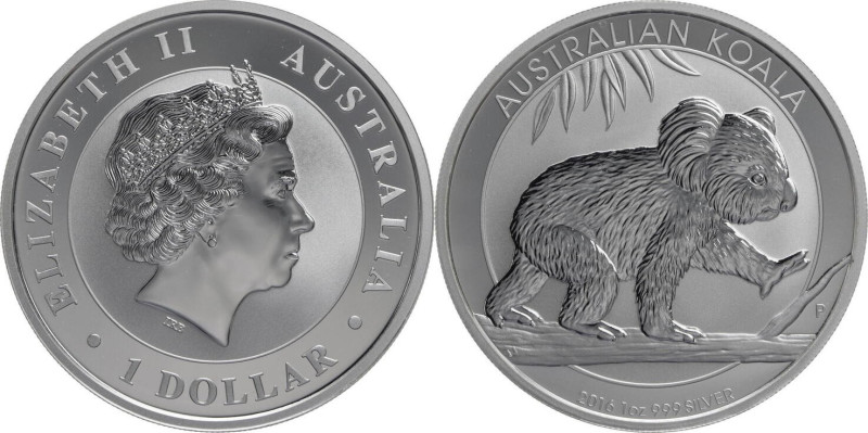 1 Oz AR
Australia, Koala, 2016
31,10 g