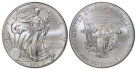 1 OZ AR
USA, Walking Liberty / Eagle, 2014
40 mm, 31,10 g